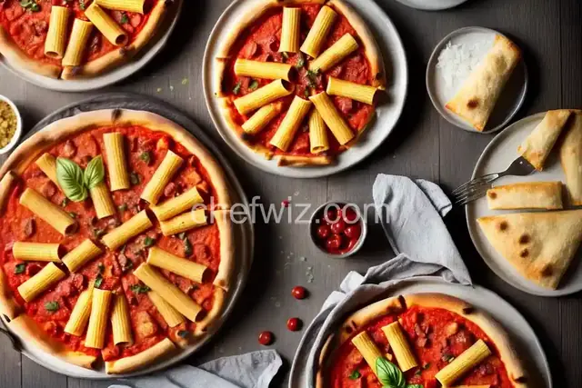 Rigatoni with Pizza Accents