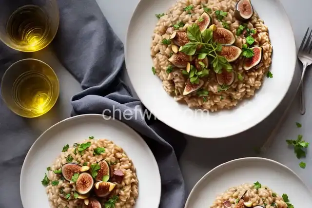 Risotto with Fresh Figs and Prosciutto