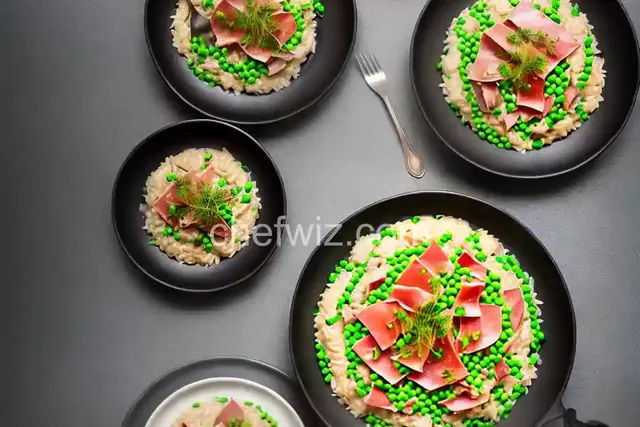 Risotto with Peas and Ham