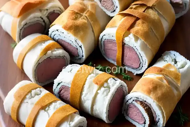 Roast Beef Horseradish Roll-Ups