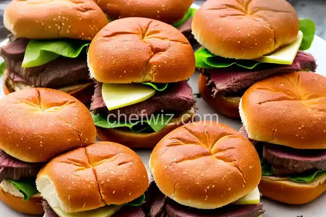 Roast Beef Sliders