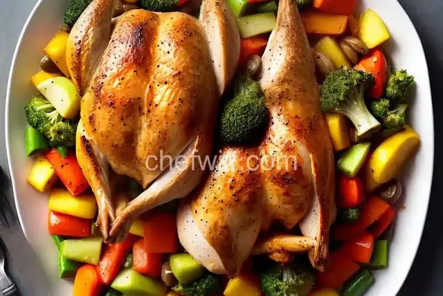 Roast Chicken with Veg
