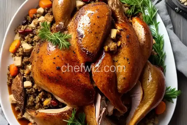 Roast Goose with Stuffing