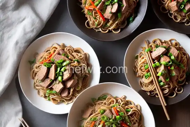 Roast Pork Lo Mein