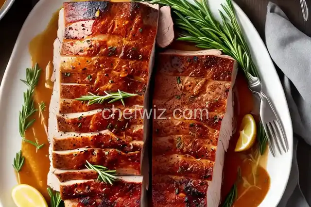 Roast Pork Loin with Rosemary and Garlic