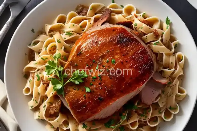 Roast Pork Shoulder Rag√π in Bianco With Pasta Recipe