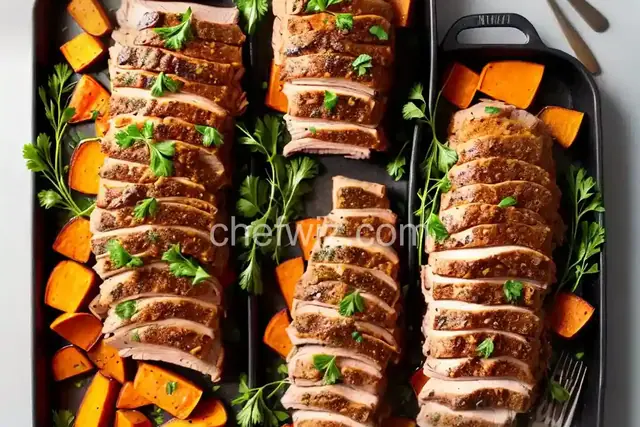 Roast Pork and Sweet Potatoes