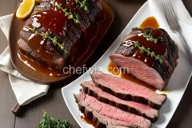 Roast Prime Rib with Thyme Au Jus