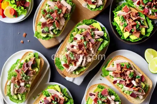 Roast Turkey, Avocado and Bacon Sandwich