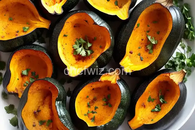 Roasted Acorn Squash Halves