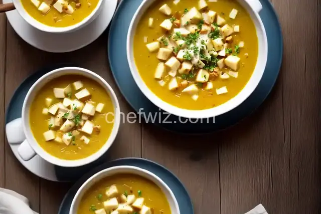 Roasted Apple and Parsnip Soup