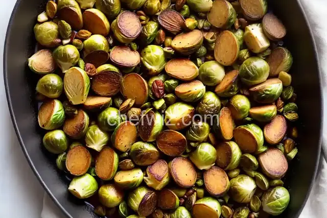 Roasted Apples and Brussels Sprouts