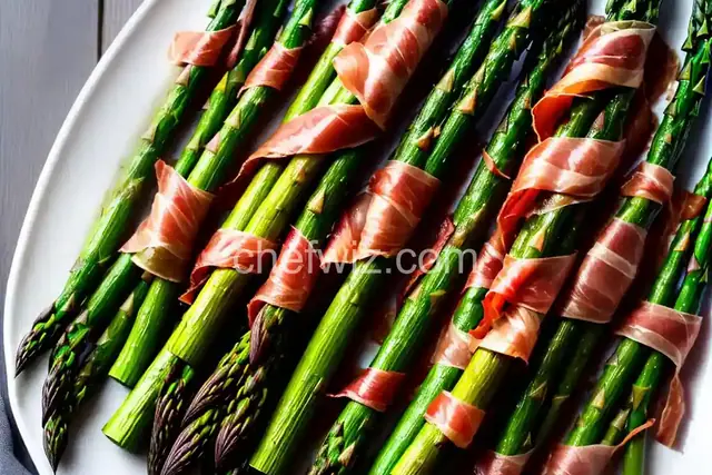 Roasted Asparagus Wrapped in Prosciutto