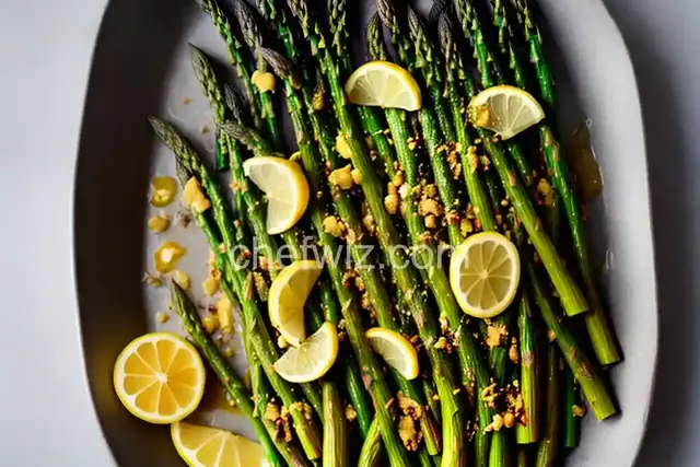 Roasted Asparagus with Lemon Vinaigrette