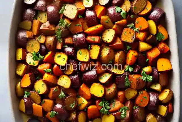 Roasted Autumn Root Vegetables