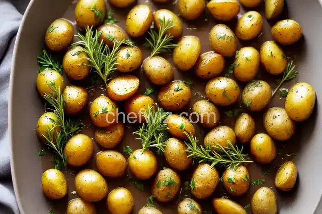 Roasted Baby Potatoes with Herbs
