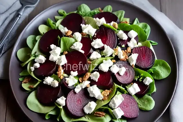 Roasted Beet Salad with Goat Cheese