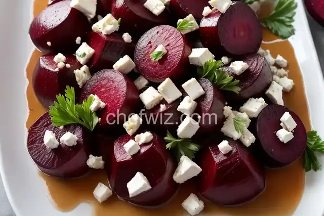 Roasted Beets With Feta