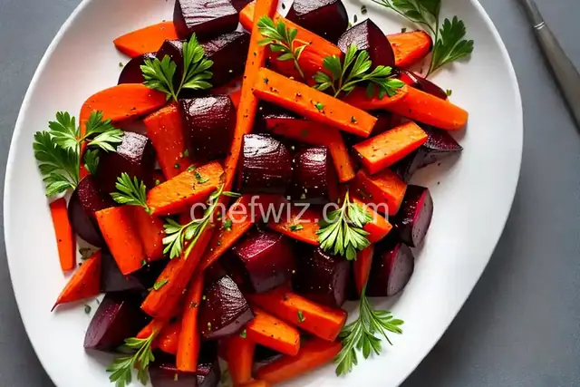 Roasted Beets and Carrots
