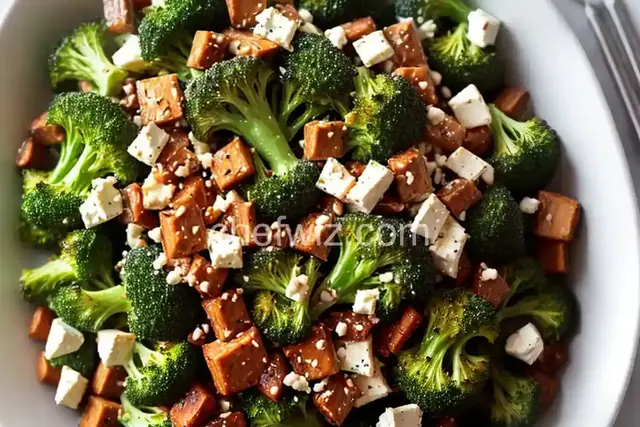 Roasted Broccoli and Feta Salad