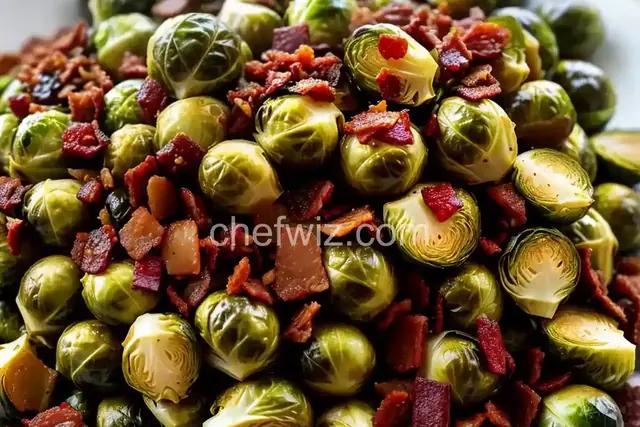Roasted Brussels Sprouts With Garlic and Pancetta