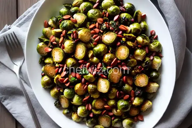 Roasted Brussels Sprouts and Kale