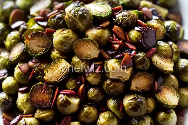 Roasted Brussels Sprouts and Shallots With Balsamic Vinegar Recipe