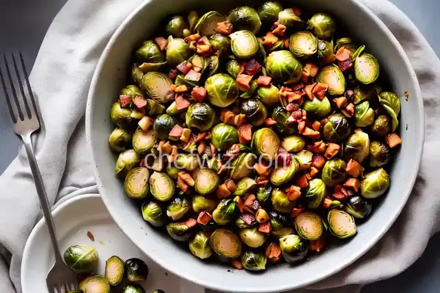 Roasted Brussels Sprouts with Pancetta