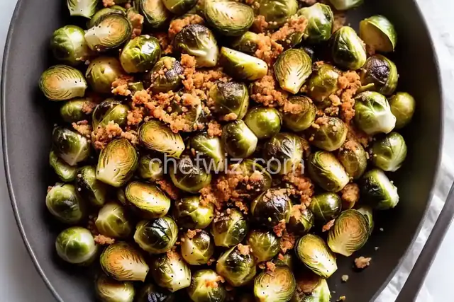 Roasted Brussels Sprouts with Parmesan