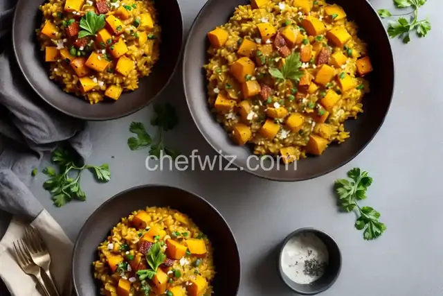 Roasted Butternut Squash Risotto