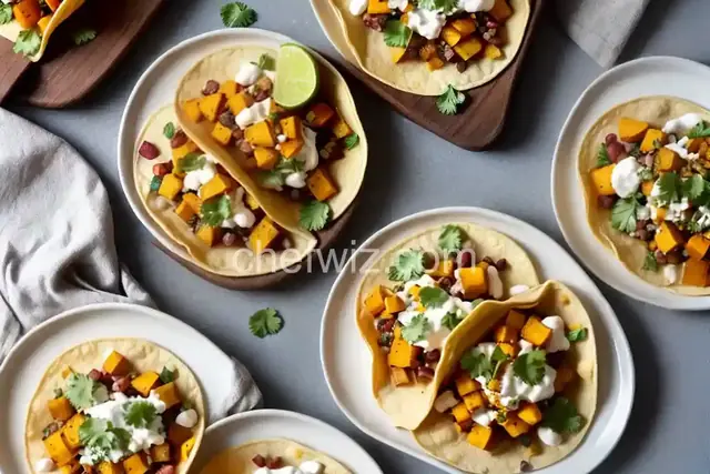 Roasted Butternut Squash Tacos