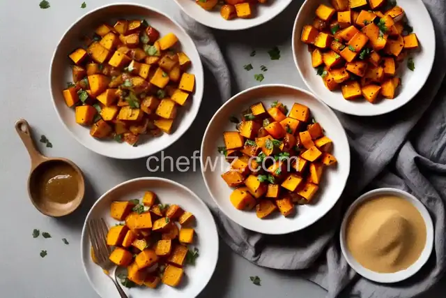 Roasted Butternut Squash with Brown Sugar