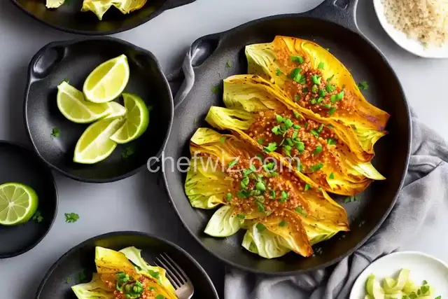 Roasted Cabbage Wedges