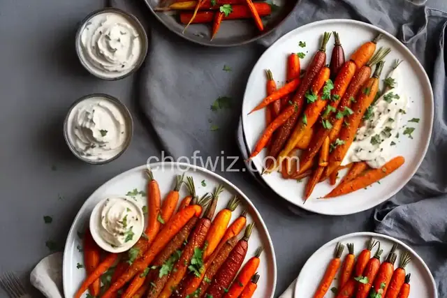 Roasted Carrots With Harissa and Crème Fraîche Recipe