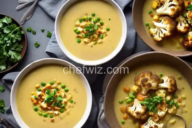 Roasted Cauliflower Soup