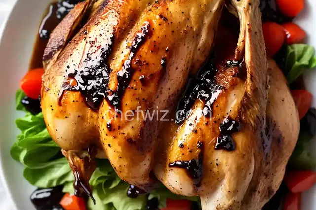 Roasted Chicken with Balsamic Vinaigrette