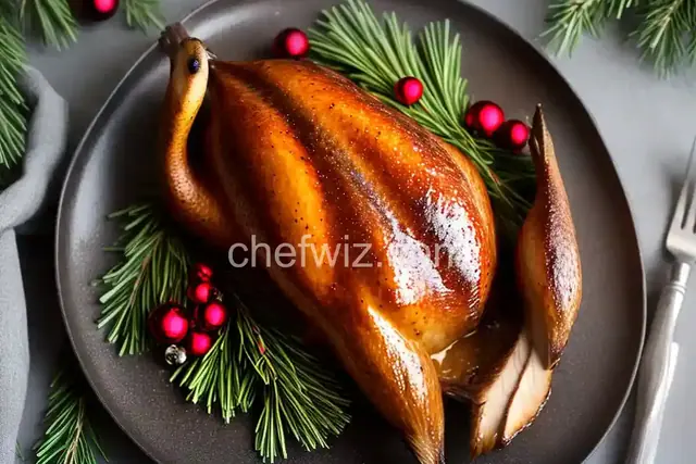 Roasted Christmas Goose