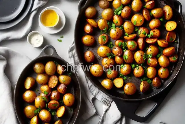 Roasted Domino Potatoes