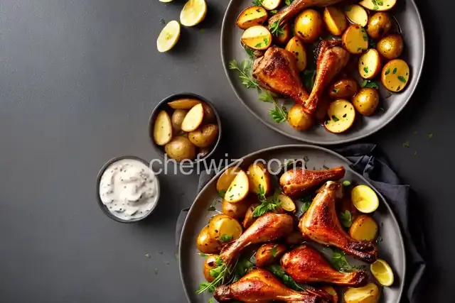 Roasted Duck Legs and Potatoes