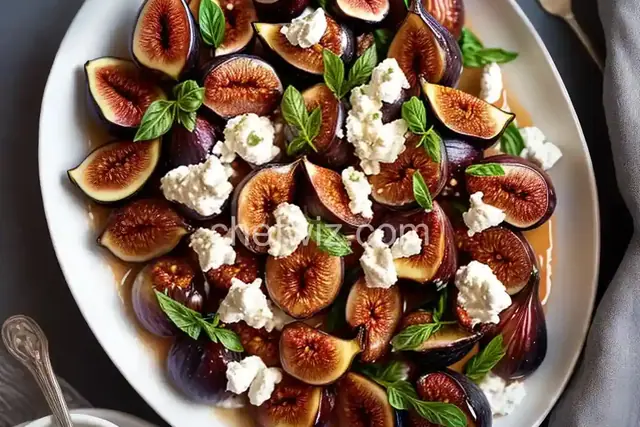 Roasted Figs with Fresh Ricotta