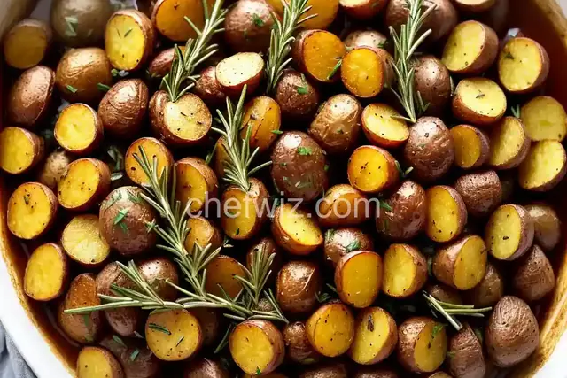 Roasted Fingerling Potatoes with Rosemary and Thyme