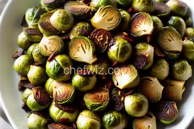 Roasted Garlic Brussels Sprouts