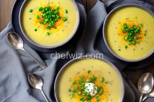 Roasted Garlic Potato Soup