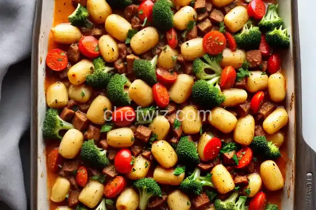 Roasted Gnocchi and Veggie Cheat Sheet