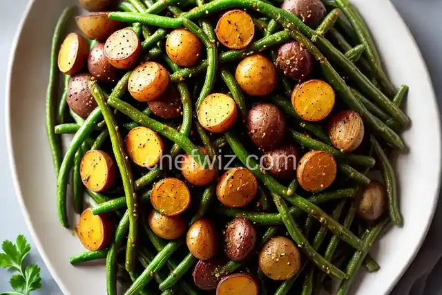 Roasted Green Beans and Baby Red Potatoes