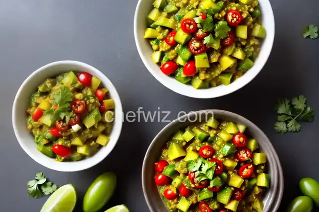 Roasted Green Tomato Salsa