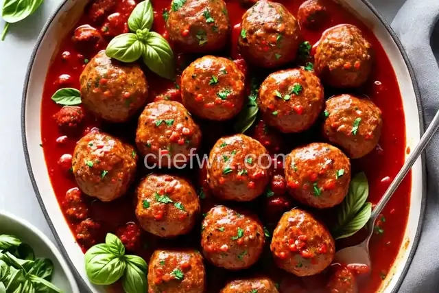 Roasted Italian Meatballs