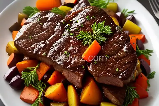 Roasted Lamb with Root Vegetables