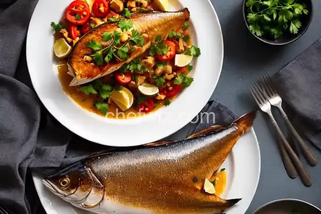 Roasted Mackerel with Garlic and Paprika