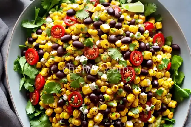 Roasted Mexican Corn Salad with Black Beans